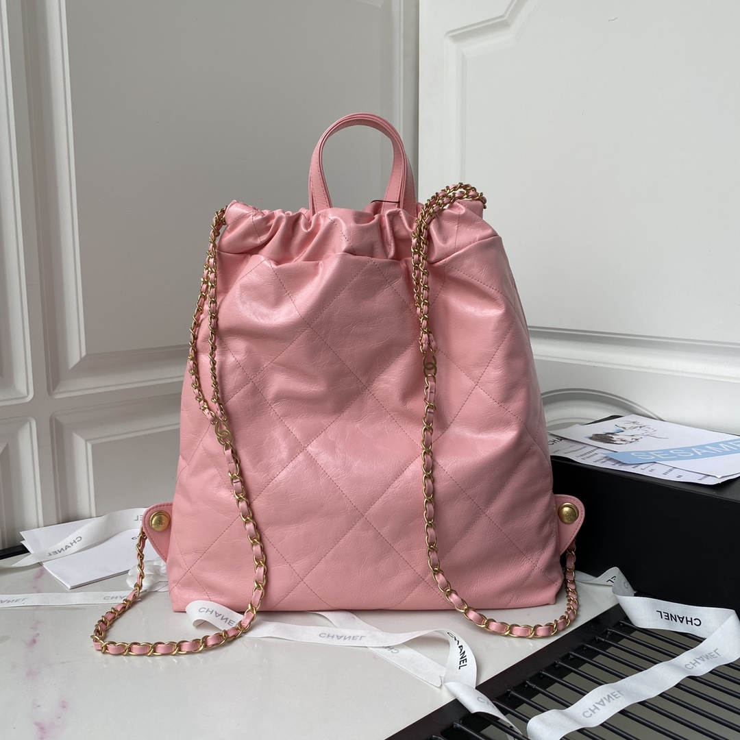 Calfskin 22 Backpack AS3133 Pink